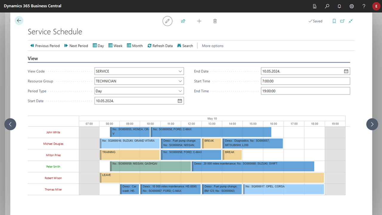 5 Ways Automotive Dealership Software Helps Dealers Work Smarter and Grow Faster 2 Dealer Management System screenshot Service scheduler