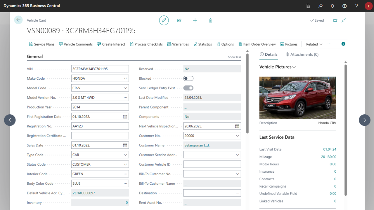 5 Ways Automotive Dealership Software Helps Dealers Work Smarter and Grow Faster 3 Dealer Management System screenshot Vehicle data
